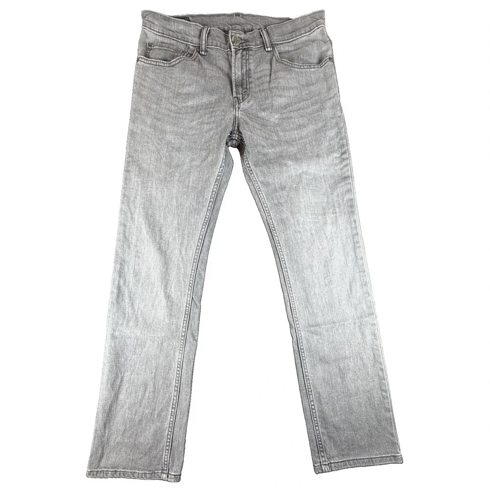 Levi's 511 Slim Fit Jeans Mens 29x29 Gray Stretch Denim Pants Cotton Blend
